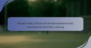 Hossam Ghaly: Einfluss auf die Nationalmannschaft, Internationale Einsätze, Leistung